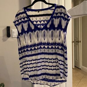 Michaels stars, size small, tie-dye, silk top.